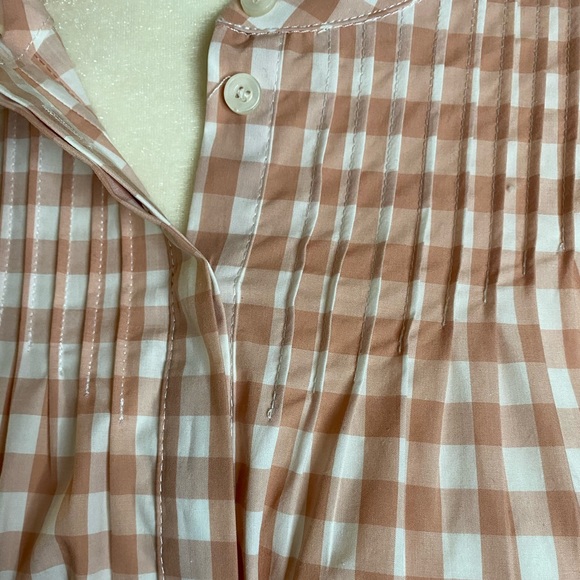J. Crew Plaid Half Button Shirt - Picture 6 of 10